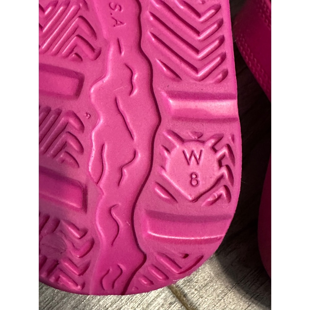 Nuusol Hailey Slide Sandals Women Hot Pink Cross Strap Arch Support Size 8 - Picture 7 of 8